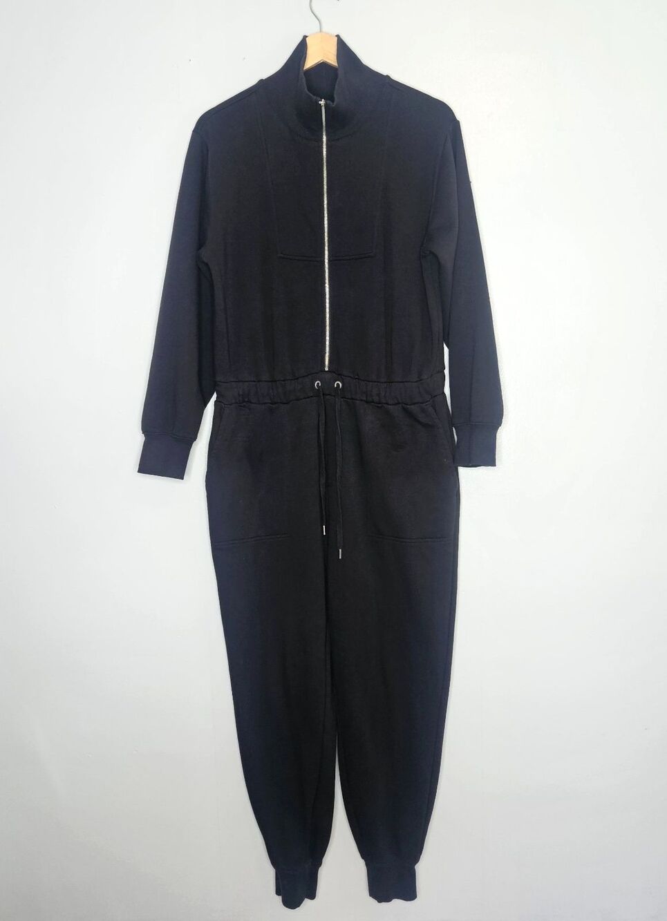 CALIA Carrie Underwood Black Jumpsuit Womens Large Long Sleeve Lounge Cozy Comfy